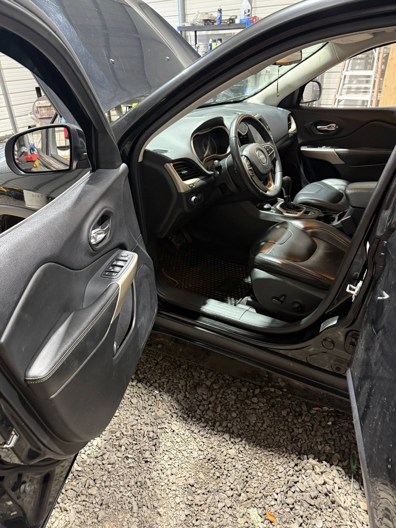 Driver area after full interior detail